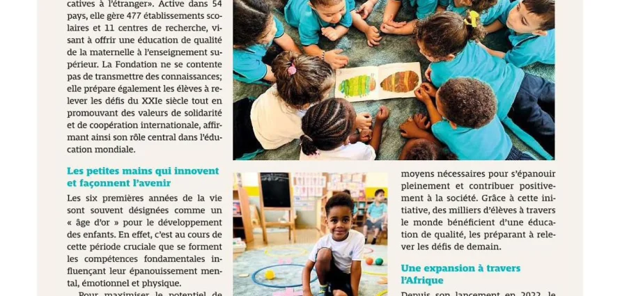 Jeune Afrique magazine shared informations about Turkish Maarif Foundation Schools in its latest issue.🗞️📰